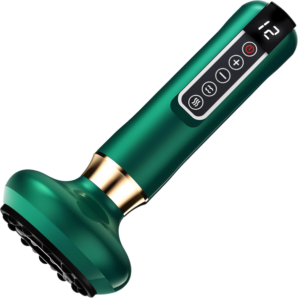 刮痧身体按摩器。12级电动真空杯式按摩器，可充电，无线。非常适合万圣节、圣诞节和生日礼物-1