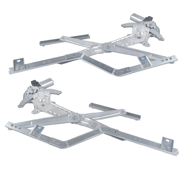 玻璃升降器 Front Left and Right Window Regulator Fit for Izuzu NPR NPR-HD NQR Truck 2005-2016 Silver 2Pcs-3