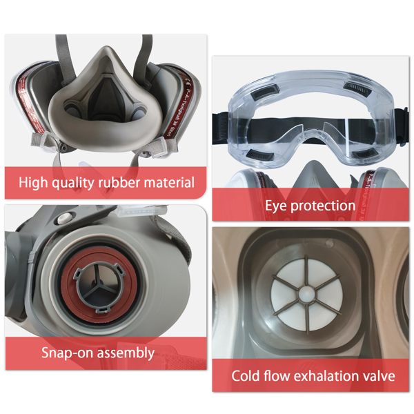 16in1可重复使用面罩带保护眼罩带过滤器面罩-7