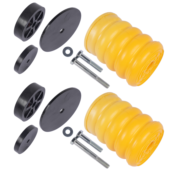 悬架缓冲胶 2PCS Rear Suspension Helper Springs SSR-121-54 Replacement for Ford Transit 150 250 350 350HD 2015-2024-5