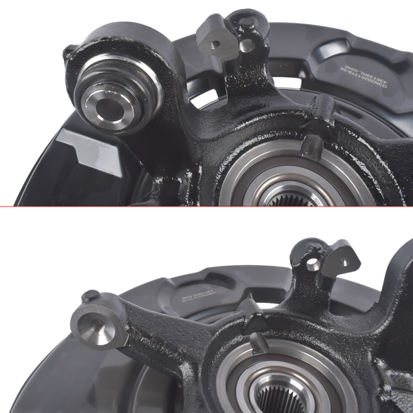 转向节总成 2PCS Rear Left & Right Steering Knuckle & Hub Bearing Assembly Replacement for BMW E90 E91 E92 E93 325xi 330i 328i 335i 335xi 686-270 686-271-8