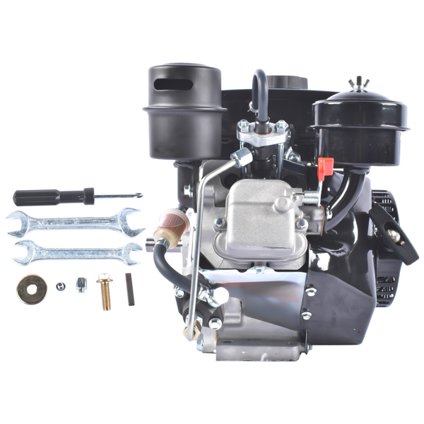 A3-黑色3HP四冲程单缸柴油发动机 3HP 4-stroke Heavy Duty Single Cylinder Diesel Motor Engine 196CC/2200W (Black)-5