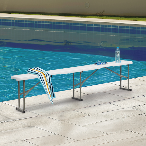 6FT户外庭院可折叠长凳-19