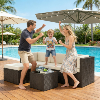 后院庭院家具套装