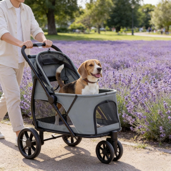 狗推车、宠物推车-7