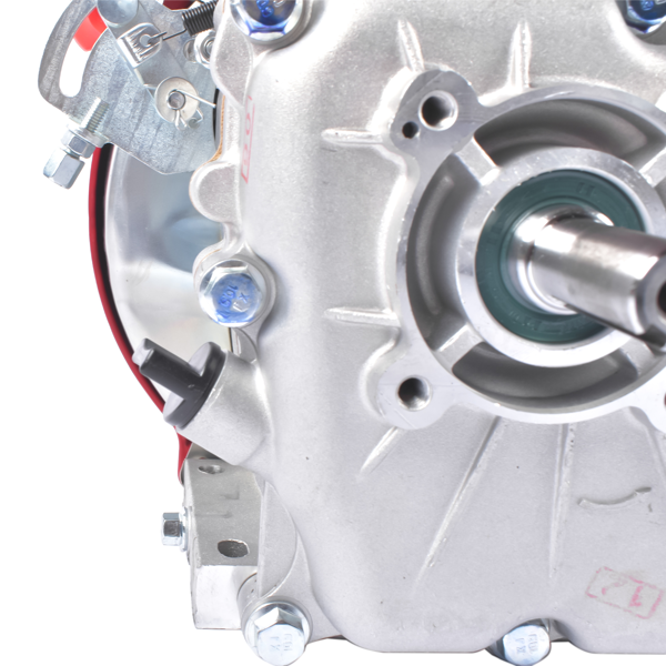 A3-红色3HP四冲程单缸柴油发动机 3HP 4-stroke Heavy Duty Single Cylinder Diesel Motor Engine 196CC/2200W (Red)-11