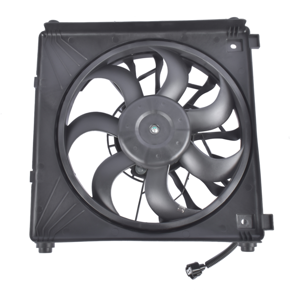 散热器风扇 Right Radiator Cooling Fan Assembly with Shroud 6008358-00-D Fits for Tesla Model S 2012-2020 Black-1