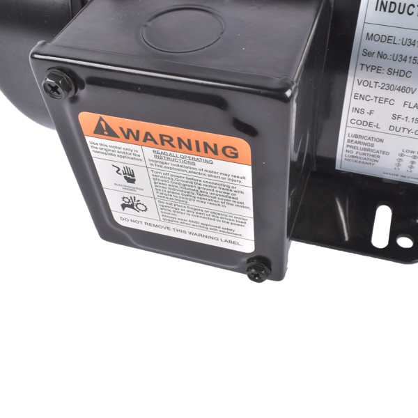 交流电机 MA0515E AC Motor, 1-1/2HP, 1725RPM,3PH/60HZ, 206-230V/460V, 56C/TEFC, With Removable Base-7