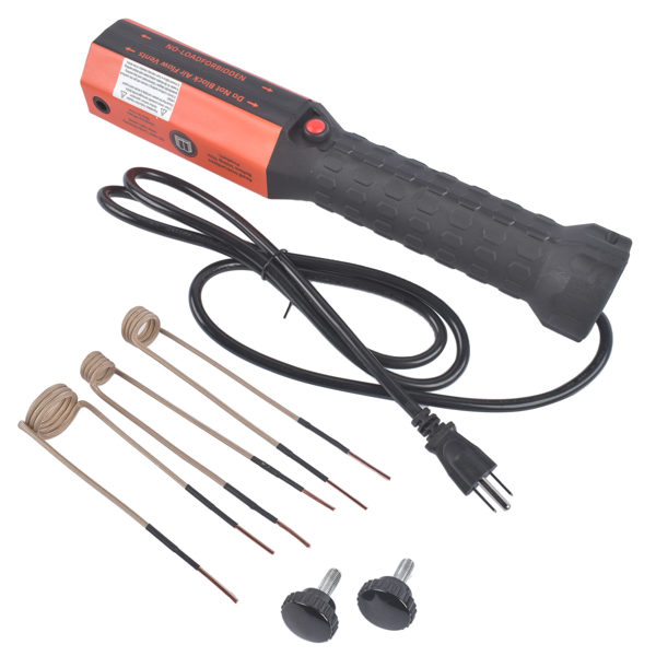 加热器 1200W Magnetic Induction Heater Kit, Bolt Remover Flameless Heat Tool for Rusty Screw Removing with 3 Coils 110V-5