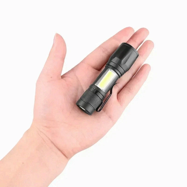 2 套可充电式小型LED手电筒野营手电筒工作灯-7