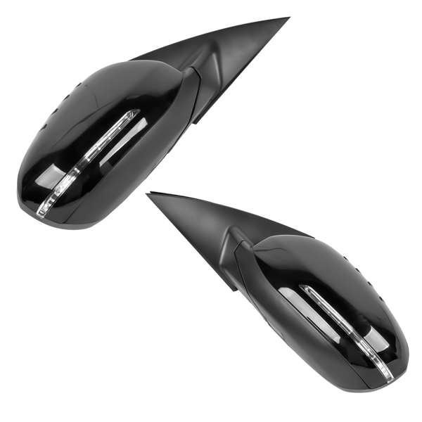 后视镜 Pair Left+Right Power View Mirrors Set Heated Signal Light Fits for Kia Optima Sedan 2.0 2.4L 2014-2015 876204C510 876104C510-2