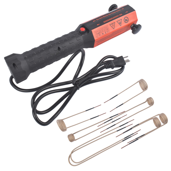 加热器 1.2KW 1200W 110V Magnetic Induction Heater Kit Flameless Heat Bolt Removal (8 Coils)-5