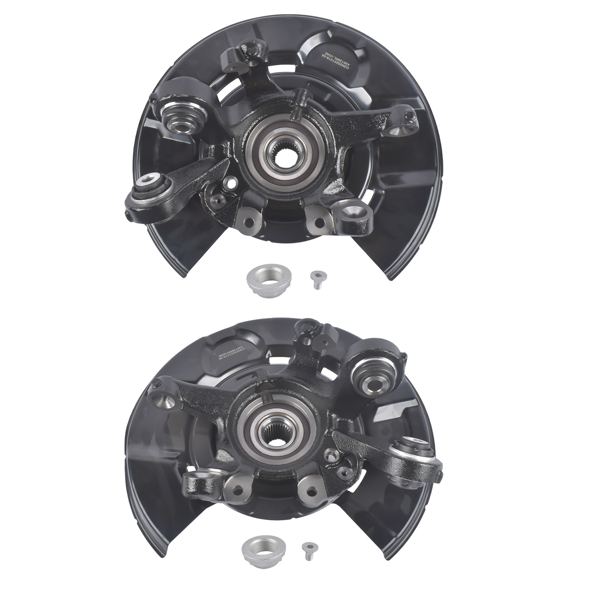 转向节总成 2PCS Rear Left & Right Steering Knuckle & Hub Bearing Assembly Replacement for BMW E90 E91 E92 E93 325xi 330i 328i 335i 335xi 686-270 686-271-6