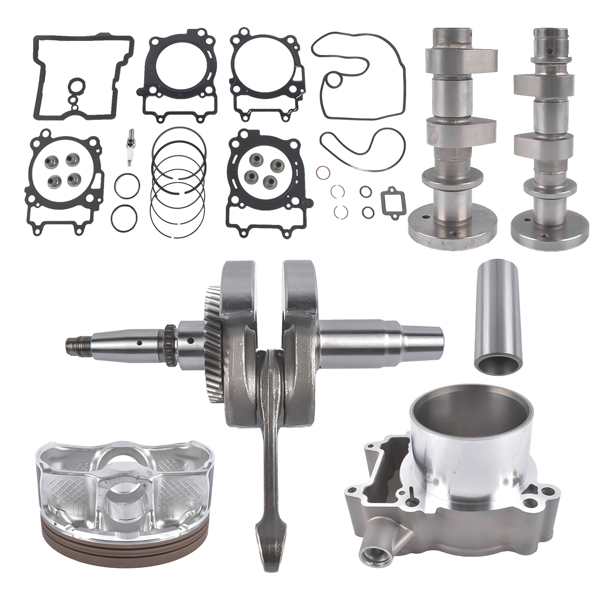 曲轴套装 Engine Crankshaft Kit with  2 Camshafts, Cylinder, Piston, Gaskets Set Replacement for Polaris RZR Ranger Sportsman ACE 570 2204729-1
