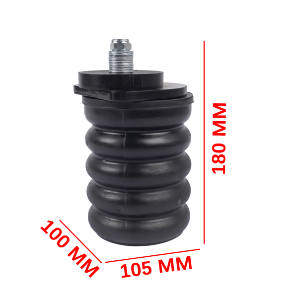 悬架缓冲胶 SSR-108-47 Rear Black Suspension Helper Springs Replacement for Ford F-150 2/4WD (1999-2008)-12