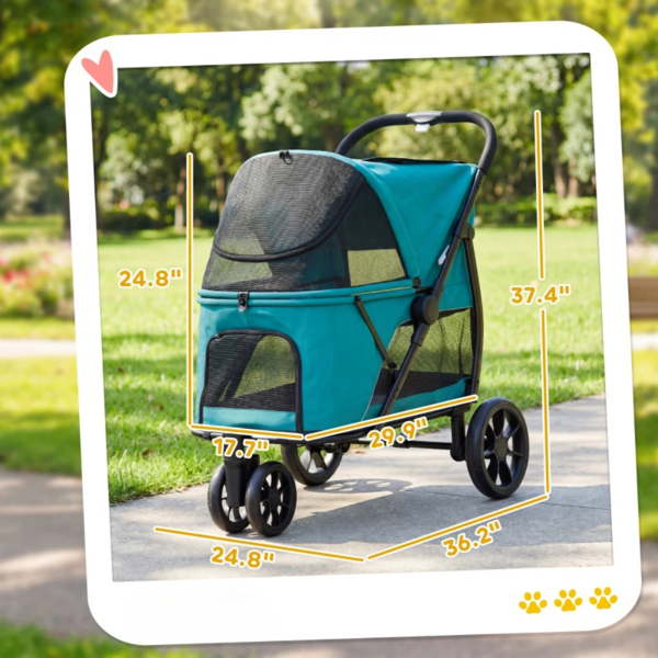 狗推车、宠物推车-6