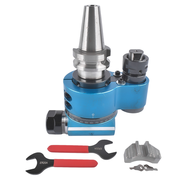 角度头 BT30-90°-21-ER20 Fixed Angle Head Collet Chuck 90°Angle 1:1 Gear Ratio 5000r/min Single Head 90 Degree Side Angle Milling Head-8