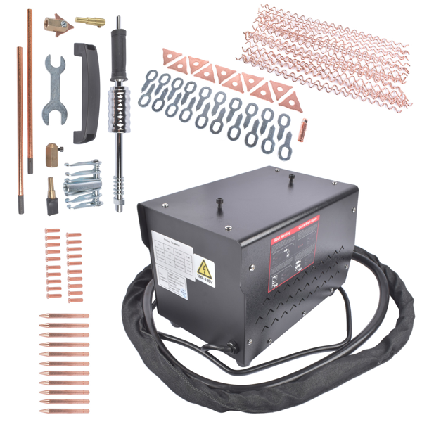 修复机 110V Spot Welder Dent Puller, 3500W Stud Welder Car Body Dent Repair Machine Dent Remover Tool w/ 7 Modes-7