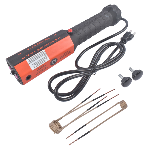加热器 1100W 110V Magnetic Induction Heater Kit Flameless Bolt Remover Tool w/ 3 Coils for Rusty Screw Removing-6