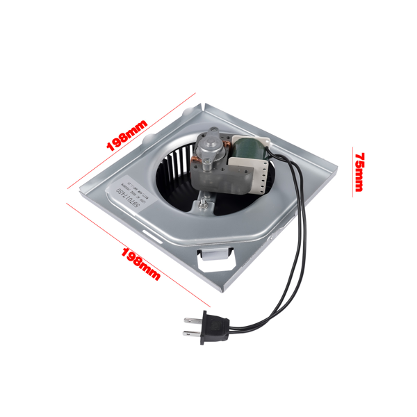 鼓风机电机 S97017450 Blower Fan Motor Assembly Bathroom Exhaust Fan Motor Replacement for Broan Nutone 771-A 120 V 70CFM-9