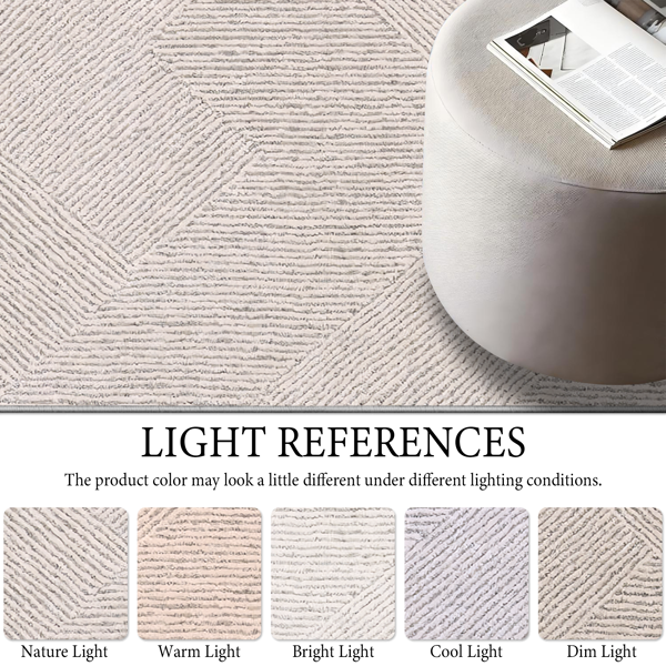 几何3D纹地毯4*6/5*7/6*8-7