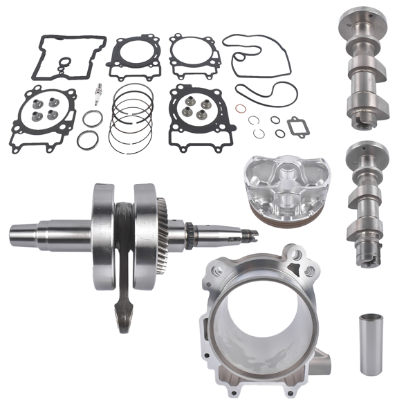 曲轴套装 Engine Crankshaft Kit with  2 Camshafts, Cylinder, Piston, Gaskets Set Replacement for Polaris RZR Ranger Sportsman ACE 570 2204729-2
