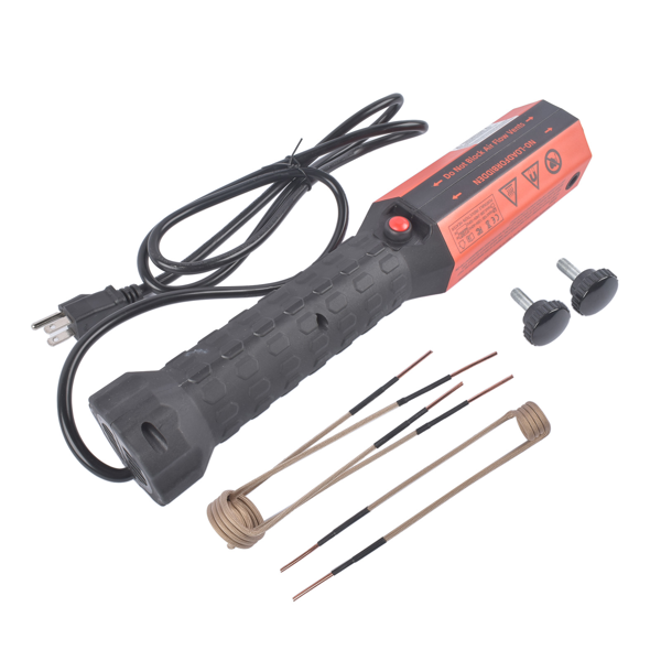 加热器 1100W 110V Magnetic Induction Heater Kit Flameless Bolt Remover Tool w/ 3 Coils for Rusty Screw Removing-3