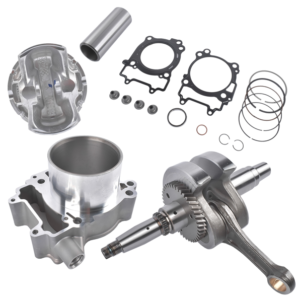 曲轴套装 Engine Rebuild Kit w/Crankshaft +Cylinder Block 810965 Replacement for Polaris Sportsman 570-3