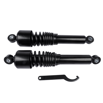弹簧减震 2Pcs 13" Heavy Duty Rear Shock Absober Fit for Harley-Davidson Road King Touring Street Tour Glide Black