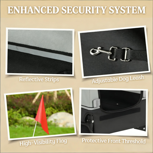 宠物自行车拖车-5