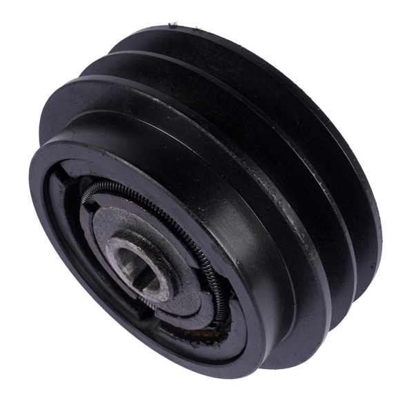离合器 Heavy Duty Centrifugal Clutch Double 1/2" V Belt Drive 3/4" Bore 5" Pulley 3/16” Keyway Replacement For most Honda GX160 or GX200 engine shafts or equivalent with 3/4” shaft!-2