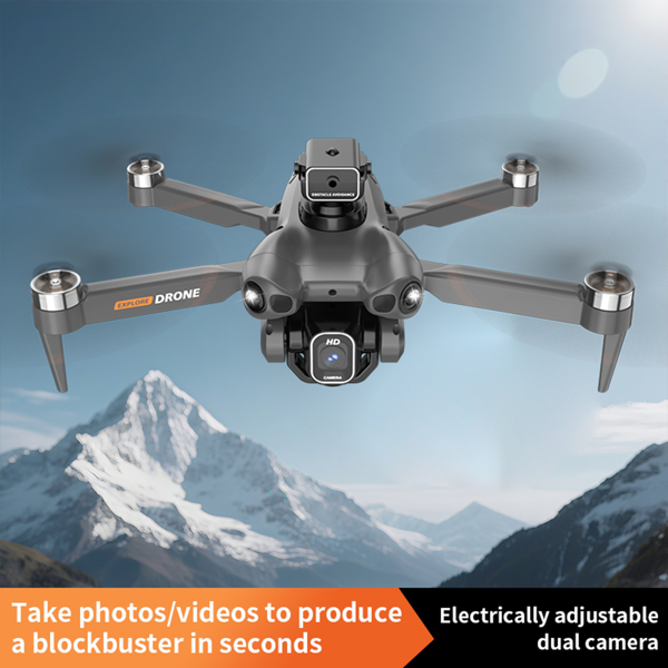 Foldable Quadcopter Drone | Brushless Motors, Large Display Remote Control, 360° Obstacle Avoidance, Optical Flow Hovering Technology, Front/Back Flips, Long-range, High-quality-8