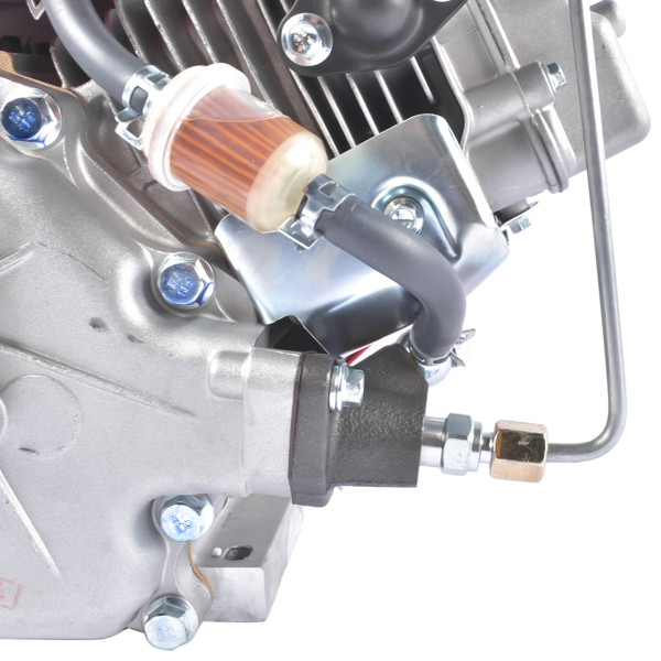 A3-红色3HP四冲程单缸柴油发动机 3HP 4-stroke Heavy Duty Single Cylinder Diesel Motor Engine 196CC/2200W (Red)-12