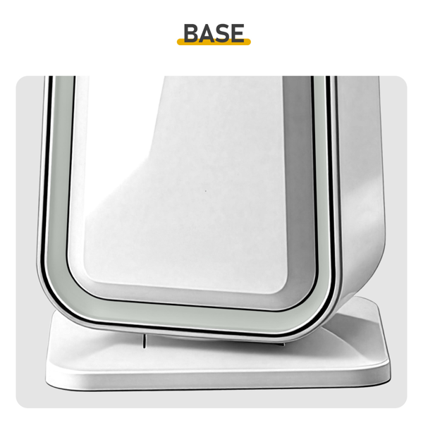 美规 HTY2204 无叶扇 110V 36W 35inch 无叶风扇 带LED电子屏 带黑边遥控器  塑料 铝电机 白色 3档风速 12H定时 3种模式 左右摆风 净化空气  梯形-7