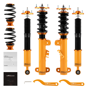 Coilovers Shock 24 Step Damper Kit fit for BMW E36 318i 318is 323i 325i 328is RWD