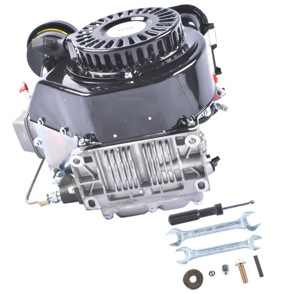 A3-黑色3HP四冲程单缸柴油发动机 3HP 4-stroke Heavy Duty Single Cylinder Diesel Motor Engine 196CC/2200W (Black)-9