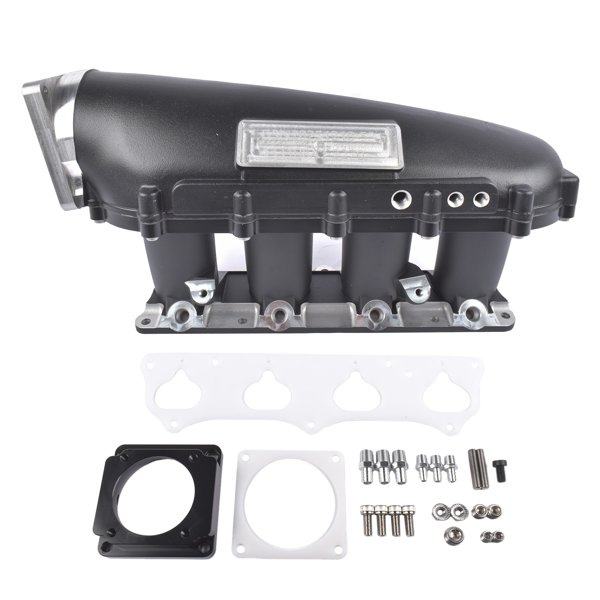 进气歧管 Ultra Race Intake Manifold Kit Black Replacement for Honda Civic 2002-2005 Acura RSX 2002-2006 TSX K20A2-6