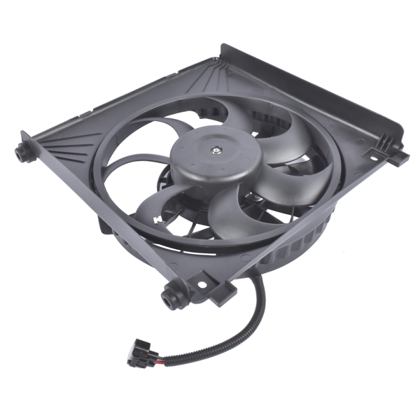 散热器风扇 Right Radiator Cooling Fan Assembly with Shroud 6008358-00-D Fits for Tesla Model S 2012-2020 Black-3