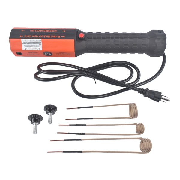 加热器 1200W Magnetic Induction Heater Kit, Bolt Remover Flameless Heat Tool for Rusty Screw Removing with 3 Coils 110V-4