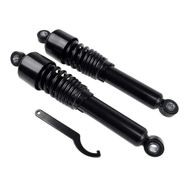 弹簧减震 2Pcs 13" Heavy Duty Rear Shock Absober Fit for Harley-Davidson Road King Touring Street Tour Glide Black-3