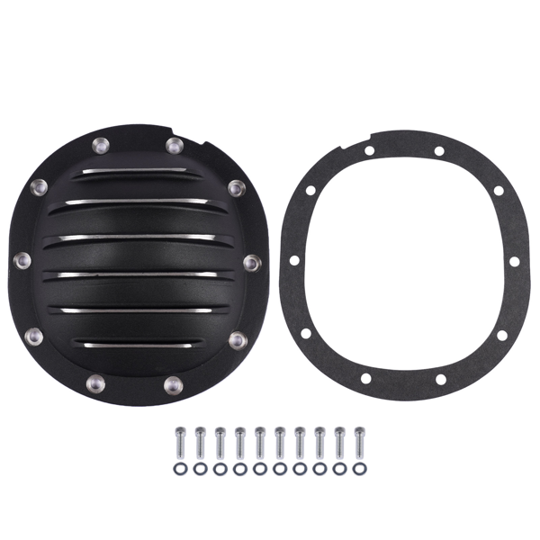差速器盖 10 Bolt Differential Cover 7.5" & 7.6" Ring Gear Fits for Chevy GMC Pontiac Firebird S10 S15 Camaro Astro Jimmy Safari Sonoma Typhoon 1983-2005-4
