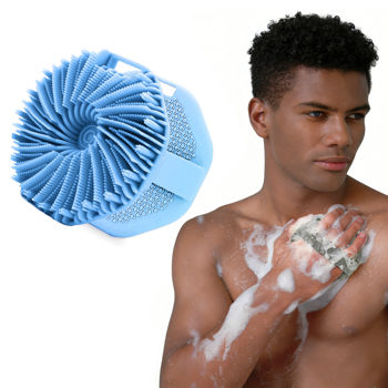 硅胶身体去角质刷，淋浴专用去角质刷，温和去角质