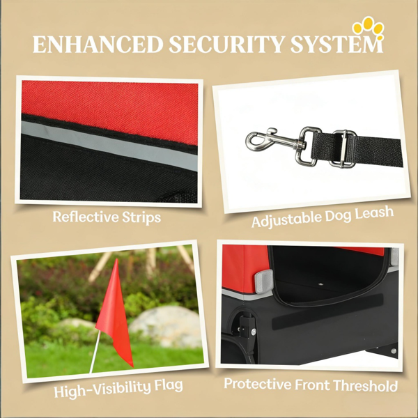 宠物自行车拖车-3