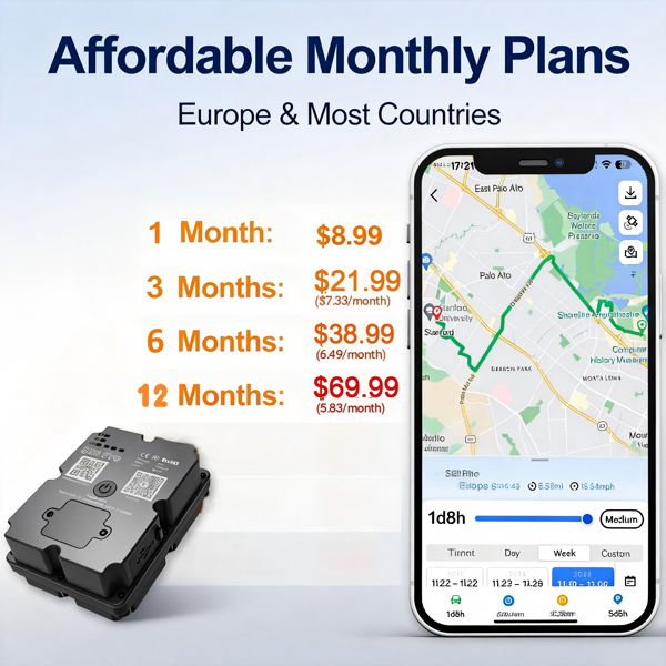 适用于房车、露营车、旅行车的GPS追踪器，实时追踪，防盗，SOS紧急呼叫，4G全球便携式防水订阅-6