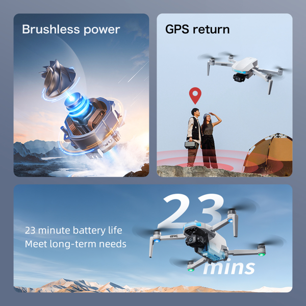 S-X1 GPS Drone, 20-30 Minute Flight, Dual HD 50fps Cameras, 3-Axis Gimbal, 5MP Stabilized Images, Auto Low Power Return, Large Screen Remote-7