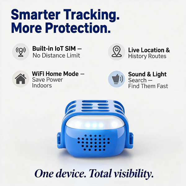 GPS宠物追踪器，适用于猫狗，内置物联网SIM卡，支持WiFi追踪，追踪距离不受限制，配备二维码防丢定位器，需订阅服务。-2
