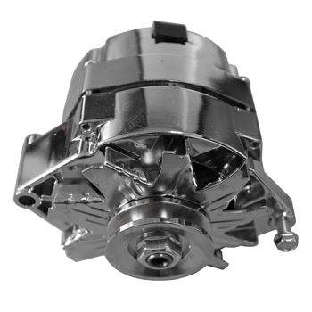 发电机 1G Style Chrome 110 AMP 1 Wire Alternator Replacement for Ford Mustang 289 302 351 V8 10SI