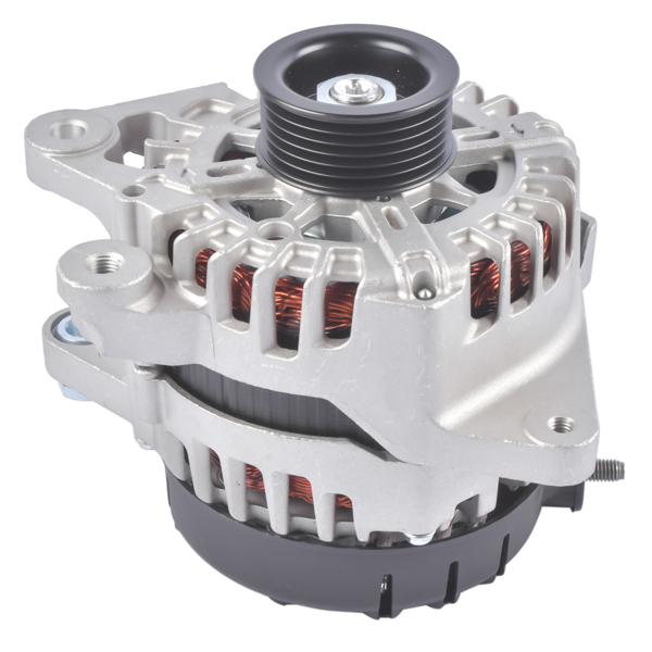 150A 12V Clockwise Alternator with 6-Groove Pulley Fits for 2016-2021 Hyundai Tucson Sport Utility 2017-2019 Kia Soul Hatchback 2.0L L4-4