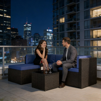 后院庭院家具套装