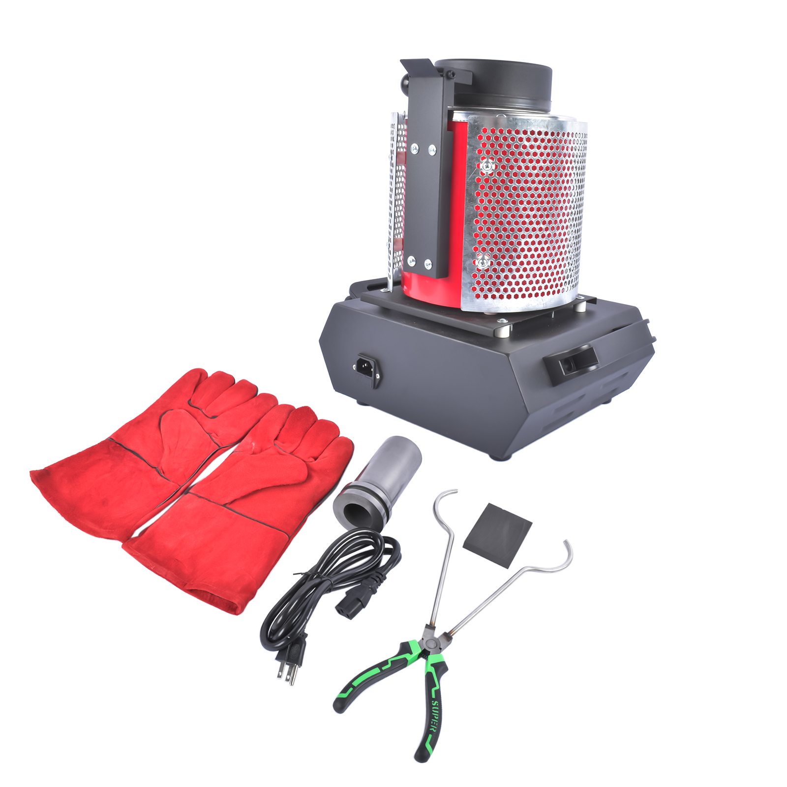 1KG Gold Melting Furnace 1500W 1100°C/2012°F